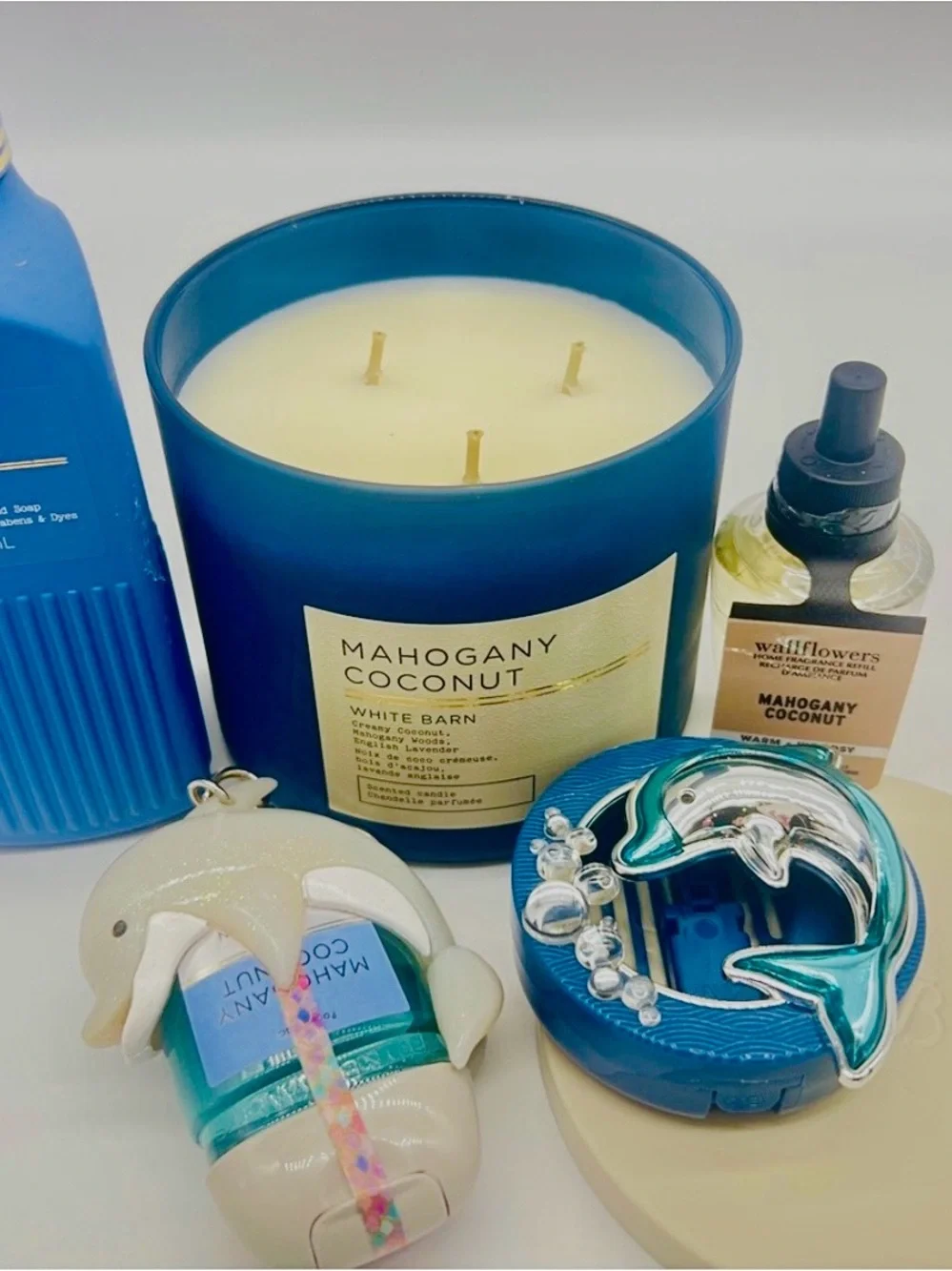 BBW Mahogany Coconut Dolphin 8-Pc Collector Gift Set
